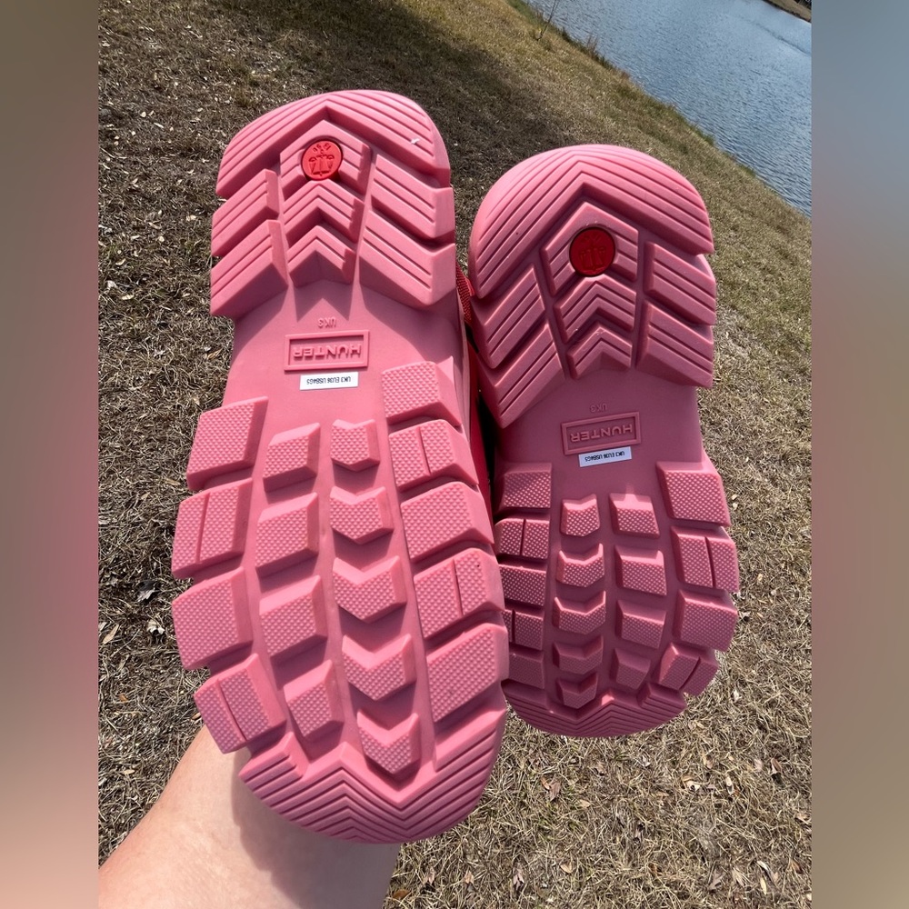 NWT Hunter BK Snow Boot In Purring Pink Size Girl 5 - Picture 6 of 14